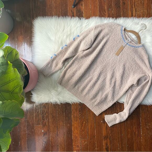 Cobalt Blue Star Teddy Bear Top Loungewear NWT - Picture 5 of 7